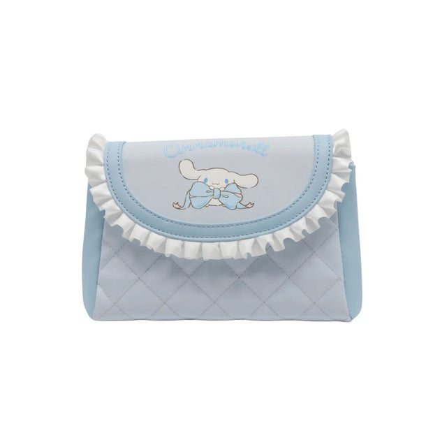 Cinnamoroll “Lovely Ribbon” Ruffled Cosmetic Pouch