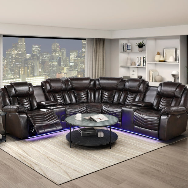 9508DB Ramone Sectional Recliner