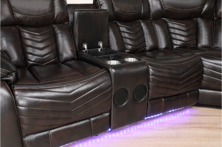 9508DB Ramone Sectional Recliner