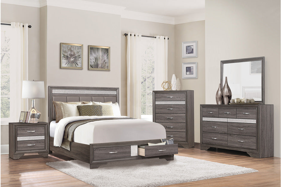 1505 Grey Bedroom Set