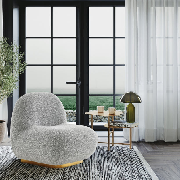 Liam Boucle Fabric Accent Chair