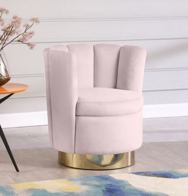 Lily Velvet Swivel Accent Chair