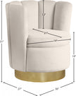 Lily Velvet Swivel Accent Chair