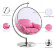 Luna Swing Bubble Silver Accent Chair