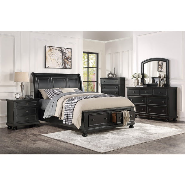 1714 Laurelin Black Bedroom Set