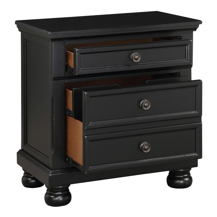 1714 Laurelin Black Bedroom Set