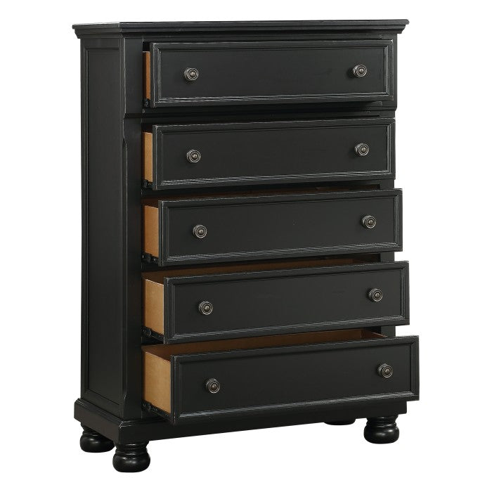 1714 Laurelin Black Bedroom Set