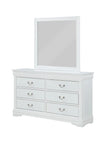 B3650 WHITE LOUIS PHILIP BEDROOM SET
