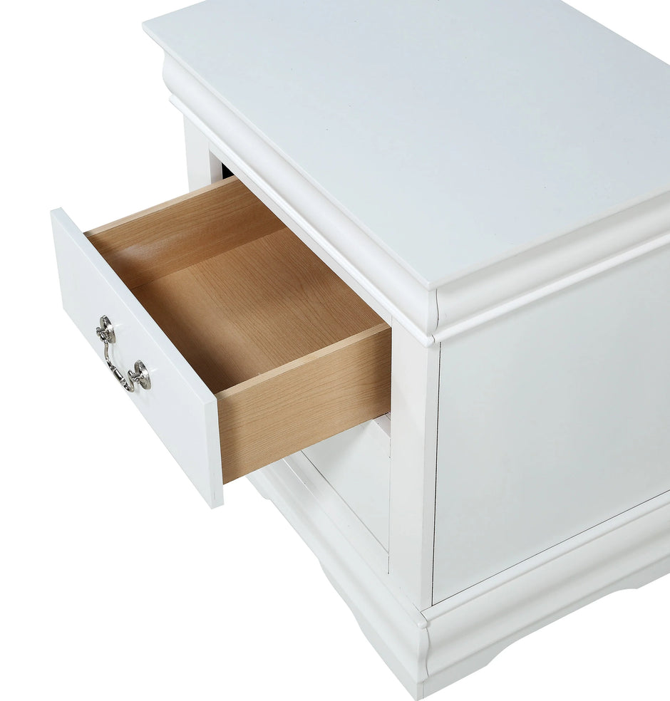 B3650 WHITE LOUIS PHILIP BEDROOM SET