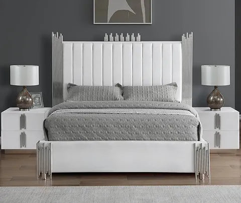 B840 Token White Bed