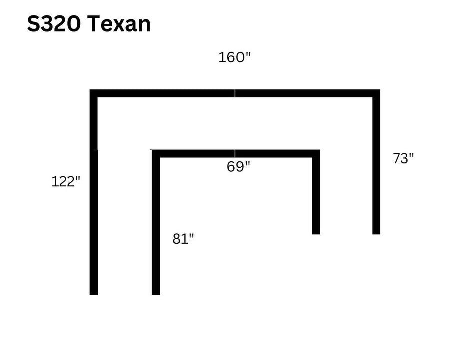 Texas Grey Sectional