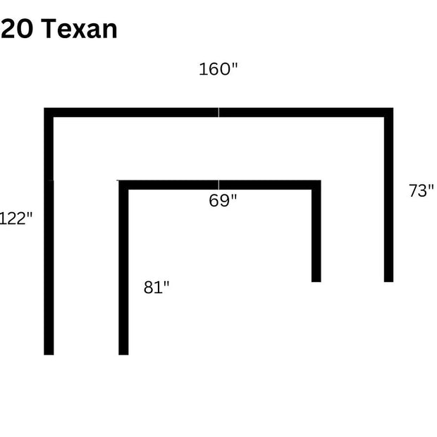 Texas Brown Sectional