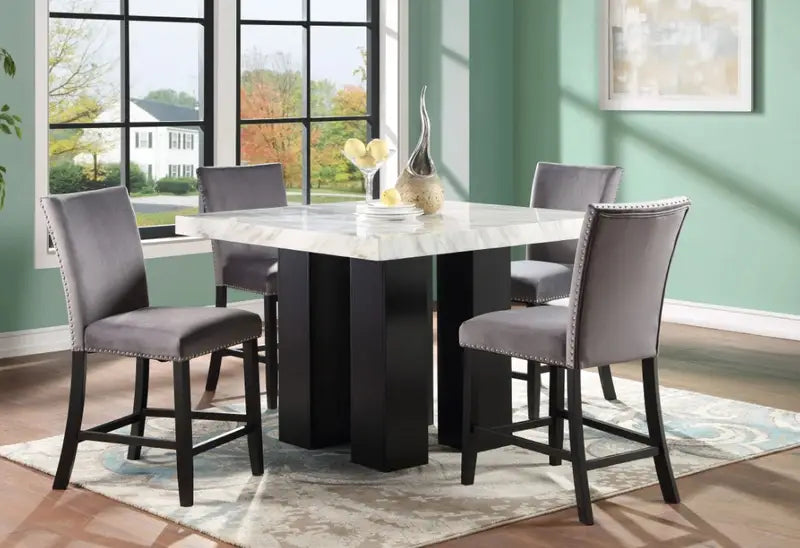 Camila Grey Counter Height Set
