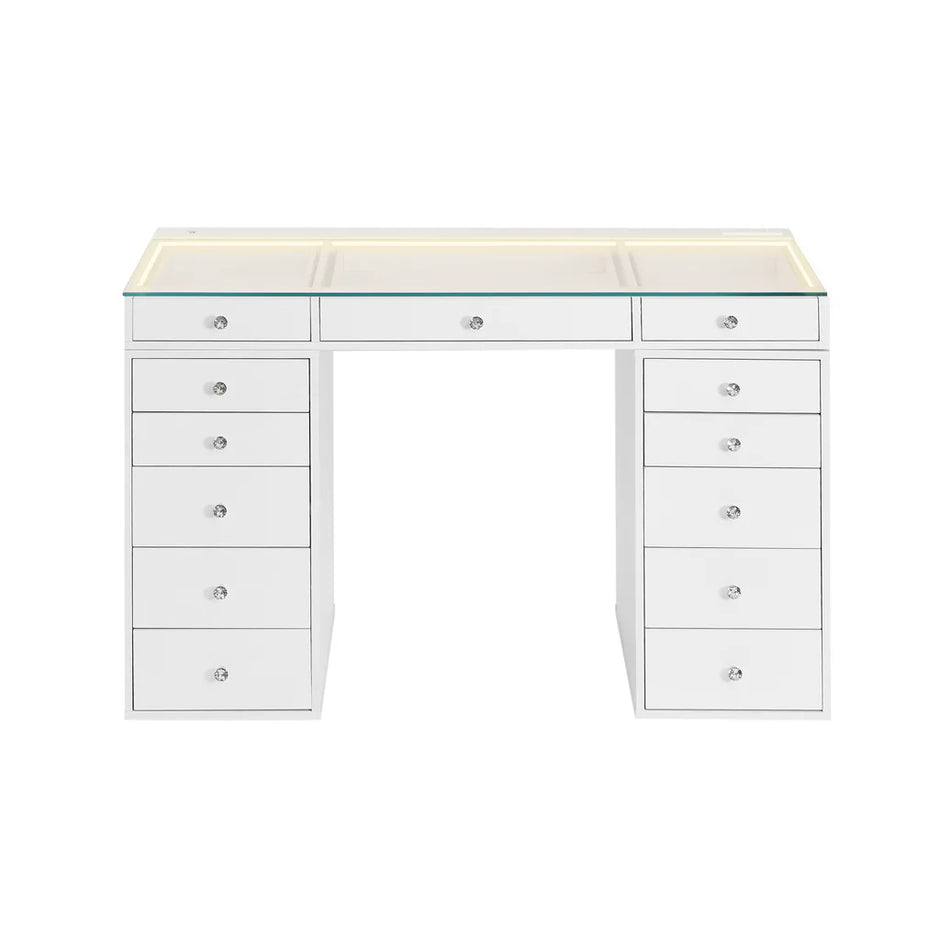 SlayStation Lumina Pro 2.0 Vanity Table w/ LED Light