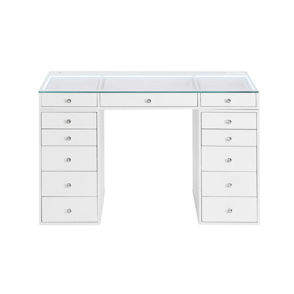 SlayStation Lumina Pro 2.0 Vanity Table w/ LED Light