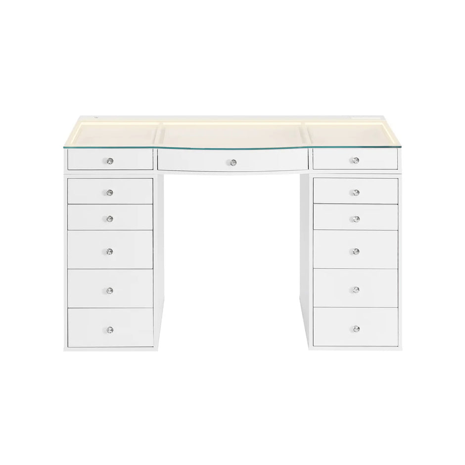 SlayStation Contour Pro 2.0 Vanity Table w/ LED Light