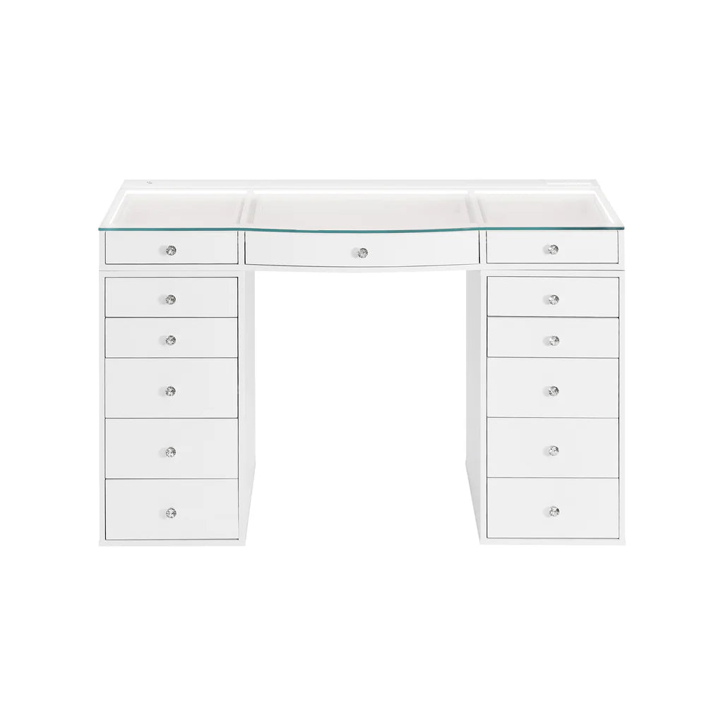 SlayStation Contour Pro 2.0 Vanity Table w/ LED Light