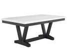 1319 VANCE FAUX TBL/WING DINING SET