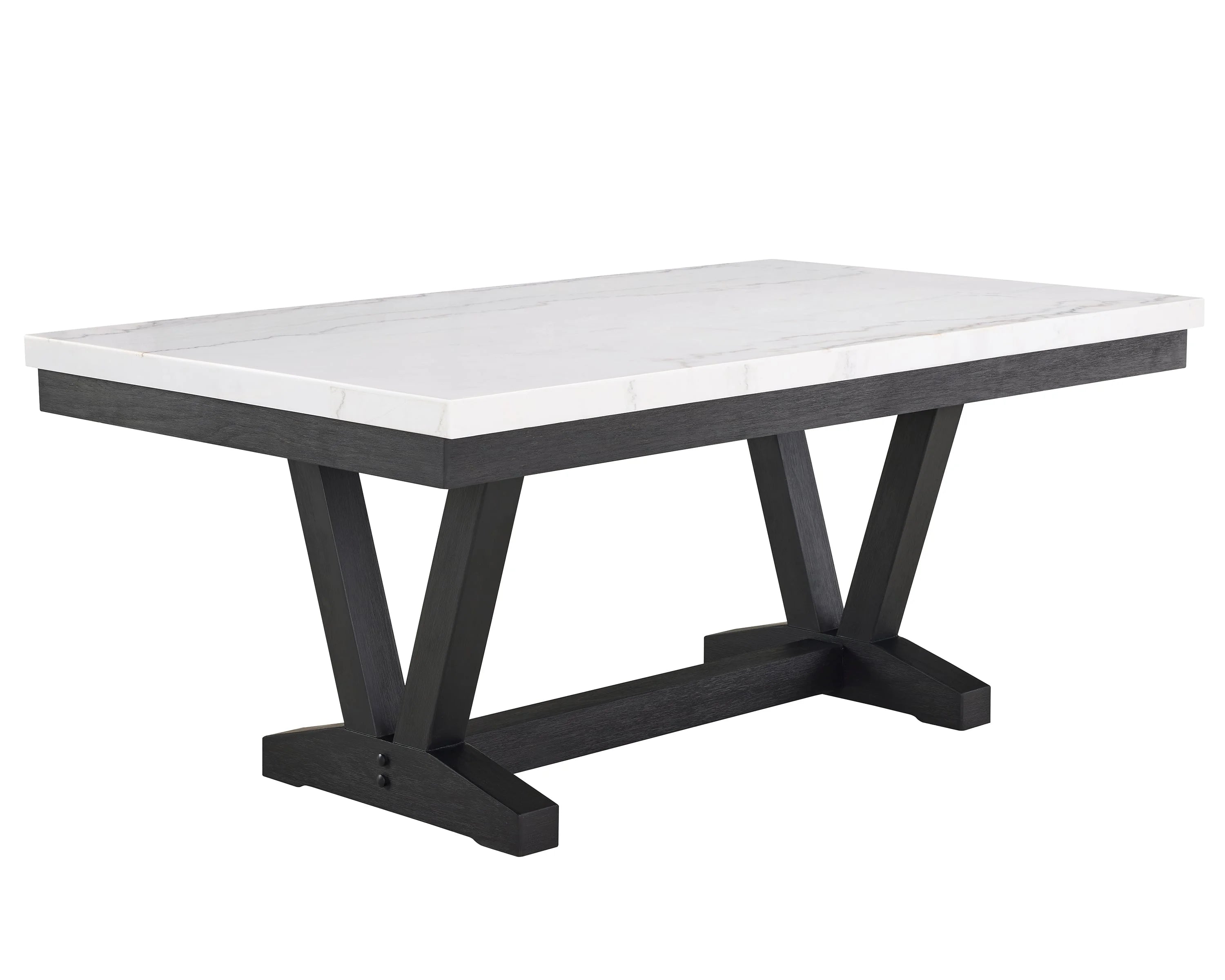 1319 VANCE FAUX TBL/WING DINING SET