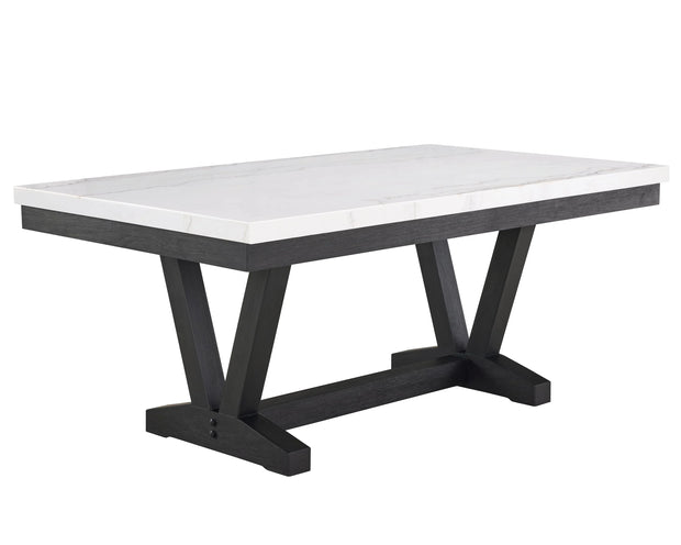 1319 VANCE FAUX TBL/WING DINING SET