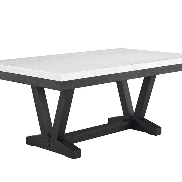 1319 VANCE FAUX TBL/WING DINING SET