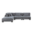 8555 4-Piece Modular Sectional with Ottoman