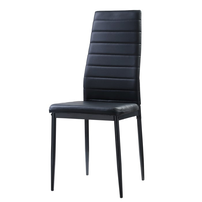 5538 Black Florian 7pc Dining Set