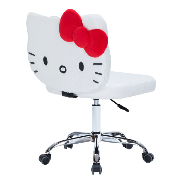 Hello Kitty Teddy Fur Swivel Vanity Chair