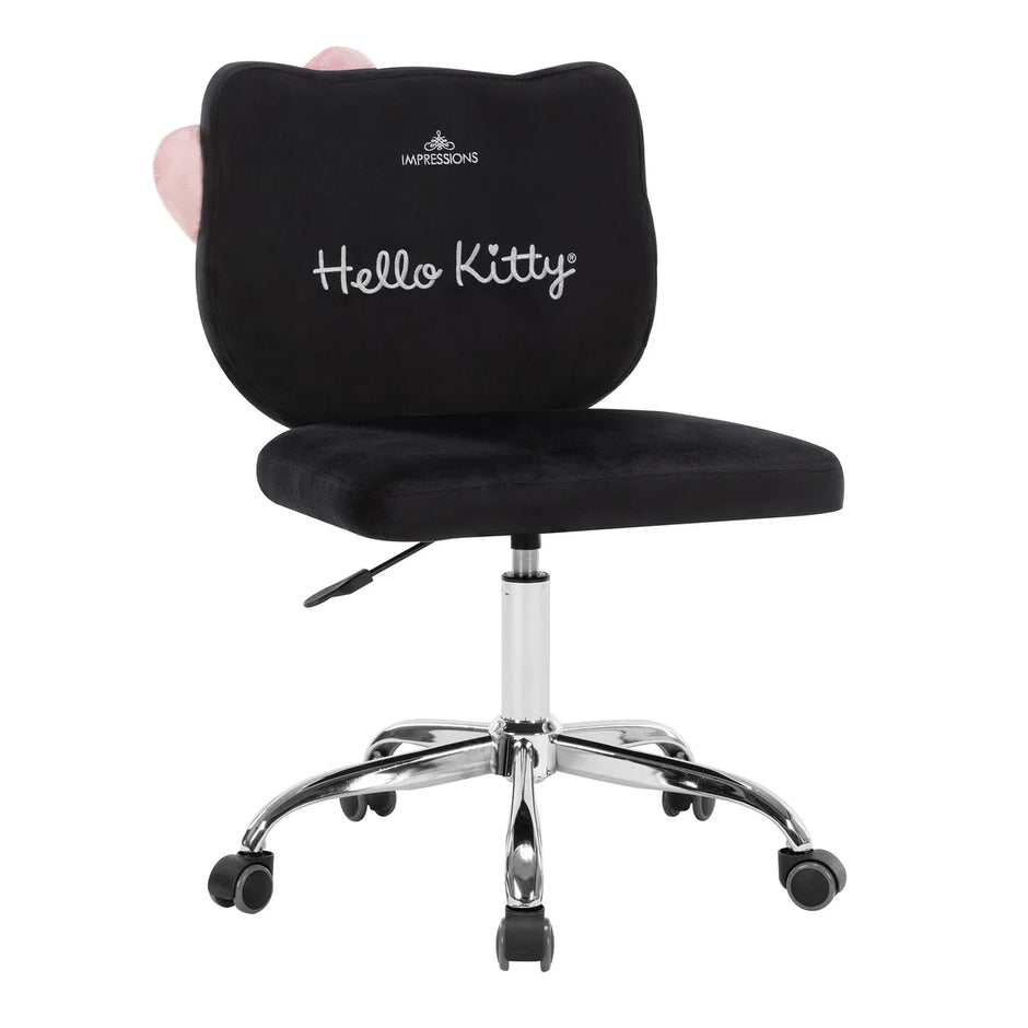Hello Kitty Kawaii Swivel Vanity Chair
