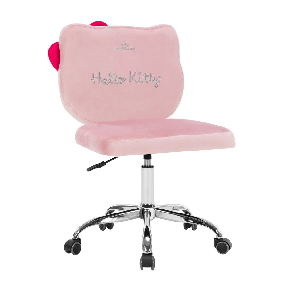Hello Kitty Kawaii Swivel Vanity Chair