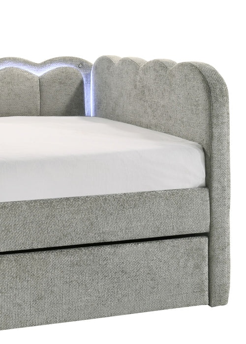 5328LG LIGHT GREY MELODY DAYBED