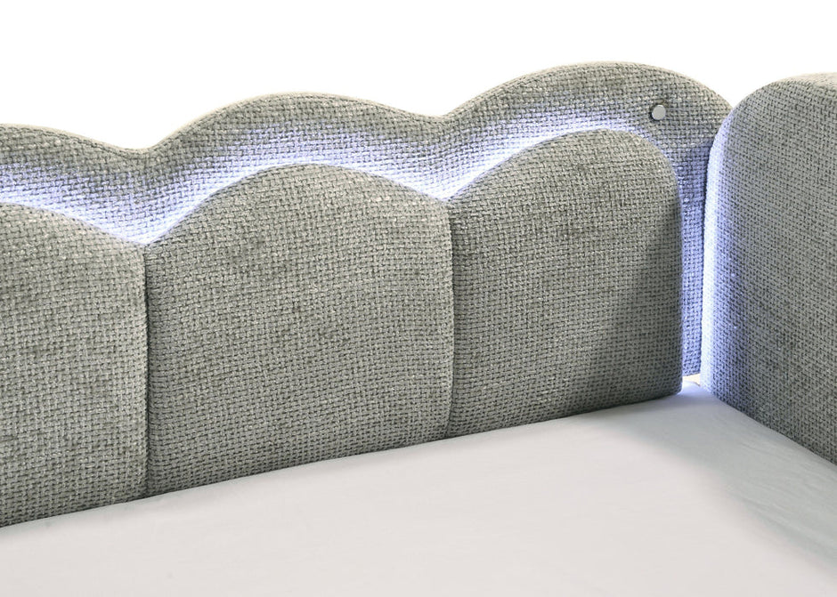 5328LG LIGHT GREY MELODY DAYBED