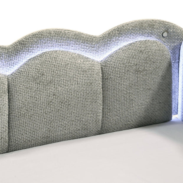5328LG LIGHT GREY MELODY DAYBED