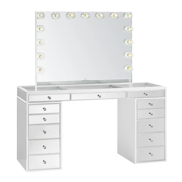 SlayStation Pro Premium Mirrored Vanity Table