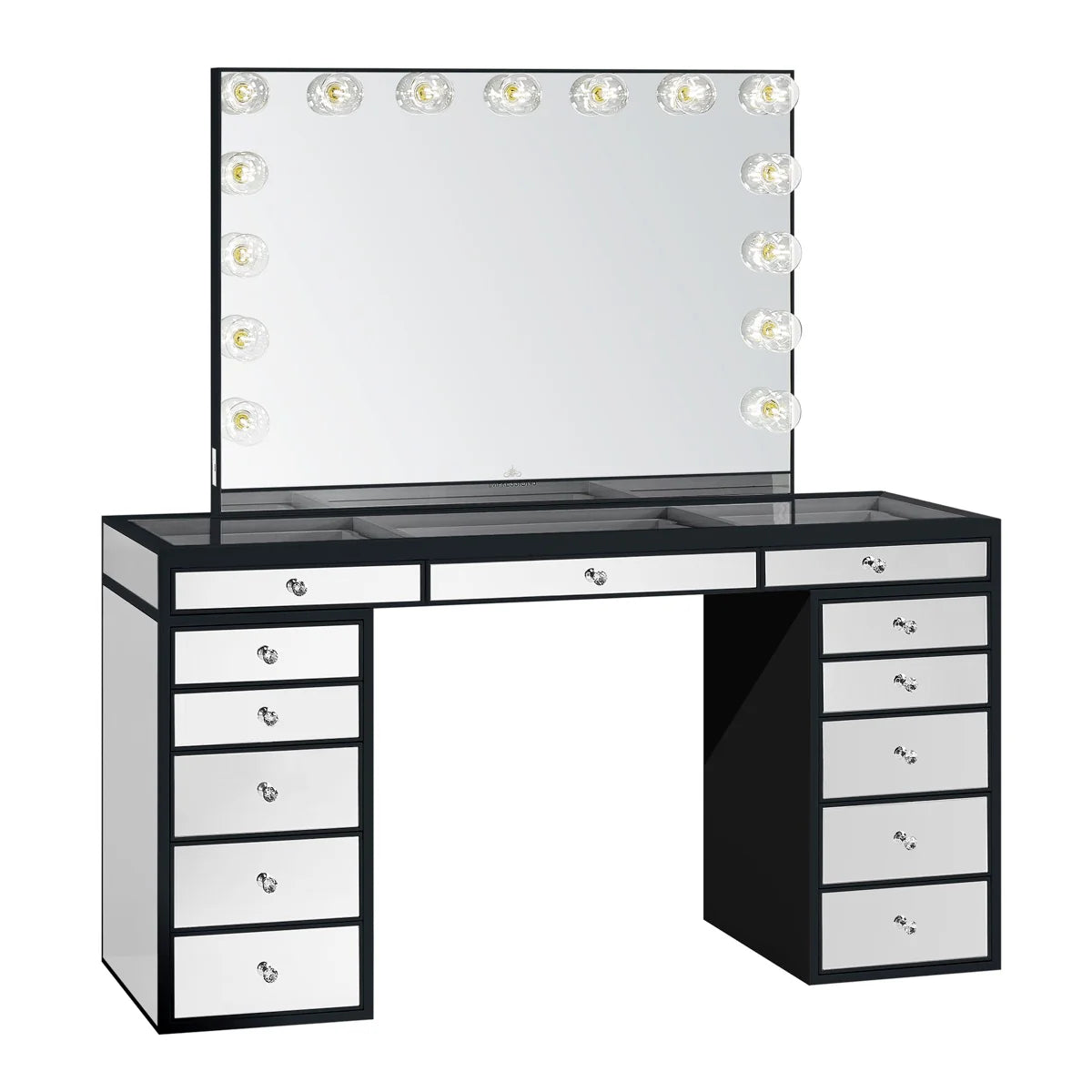 SlayStation Pro Premium Mirrored Vanity Table