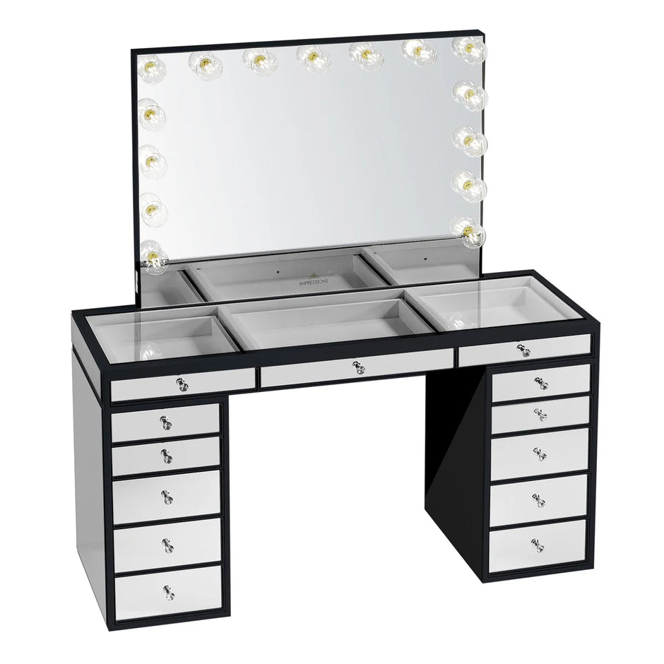 SlayStation Pro Premium Mirrored Vanity Table