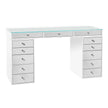 SlayStation Pro 2.0 Mirrored Tabletop + Vanity Mirror + 5 Drawer Units Bundle