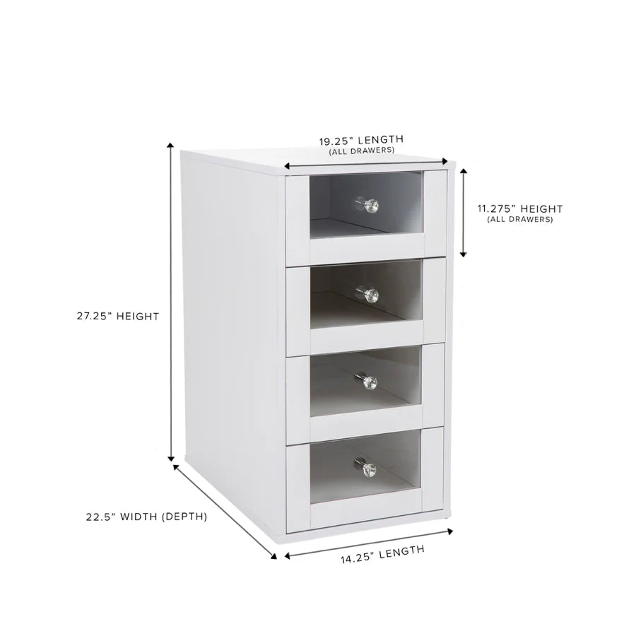 SlayStation Pro 2.0 Tabletop + Vanity Mirror + 4 Drawer Units Bundle