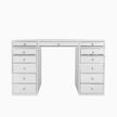 SlayStation Plus Premium Mirrored Vanity Table +Vanity Mirror