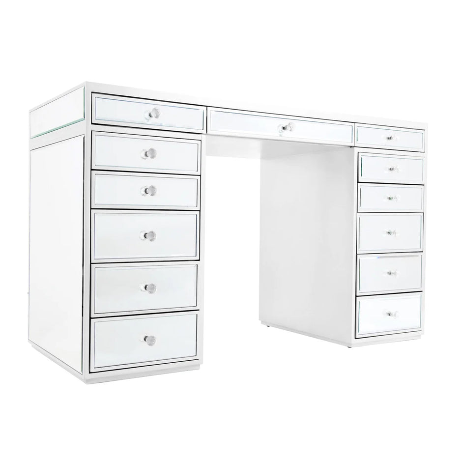 SlayStation Plus Premium Mirrored Vanity Table +Vanity Mirror