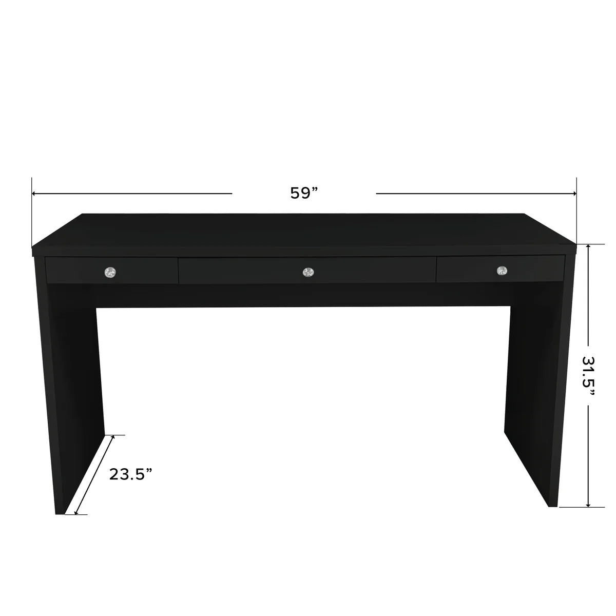 SlayStation Marie White Vanity Table