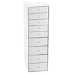 MUEBLE DE ALMACENAJE CON ESPEJO DE 9 CAJONES SLAYSTATION NEGRO PREMIUM CON ESPEJO