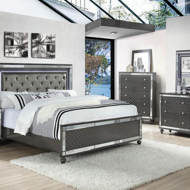 B1670 REFINO GREY BEDROOM SET
