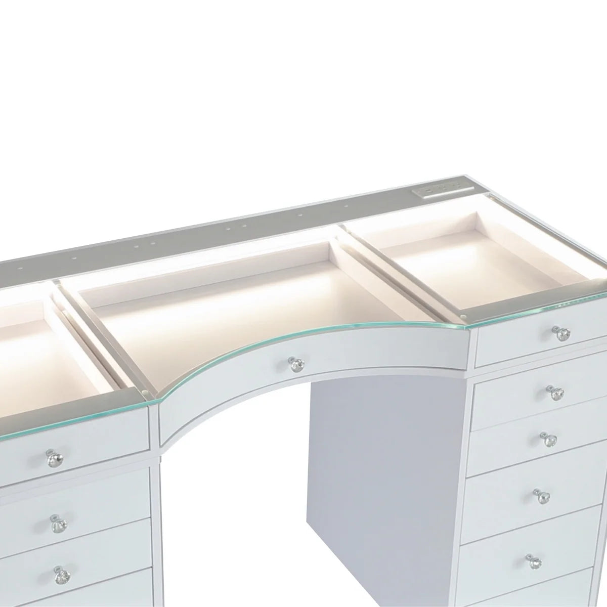Slaystation Concave Plus 2.0 Vanity Table w/LED Light