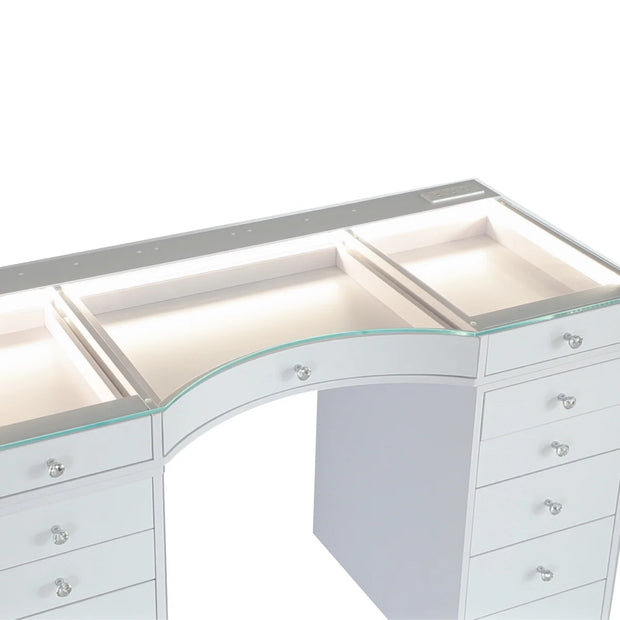 Slaystation Concave Plus 2.0 Vanity Table w/LED Light