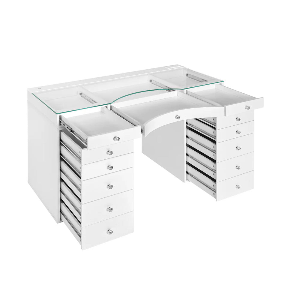 Slaystation Concave Plus 2.0 Vanity Table w/LED Light