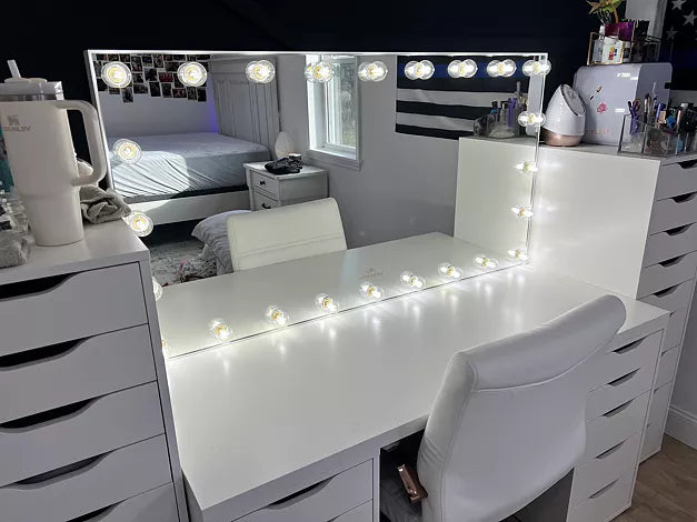 Hollywood Glow Panorama Extra Wide Vanity Mirror