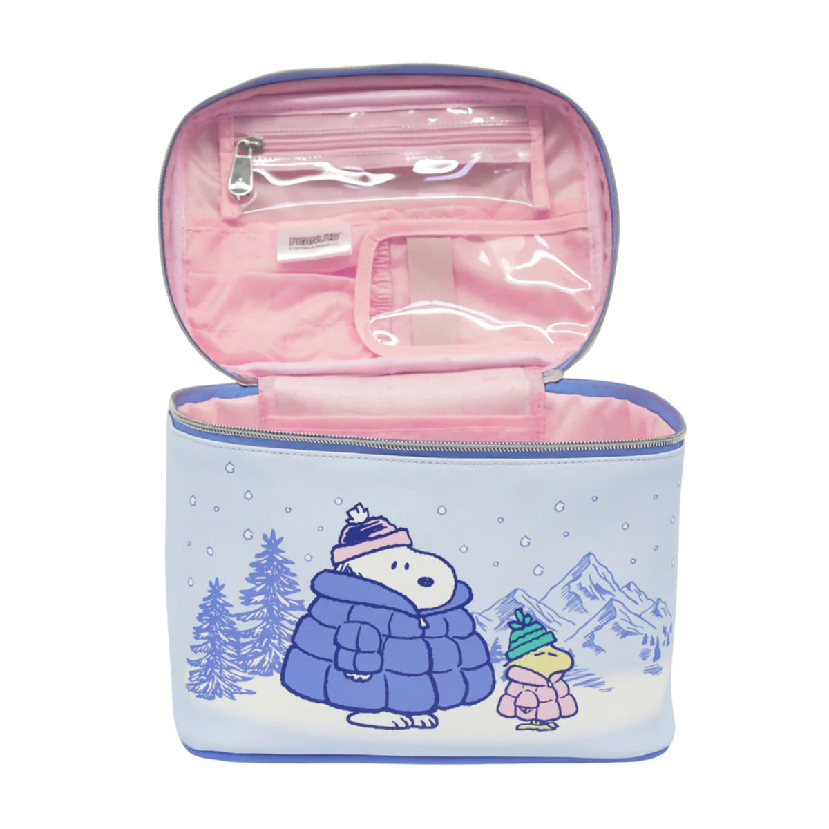 Peanuts Snoopy Winter Makeup Train Case