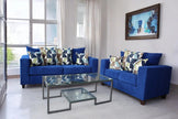 SL300-BLUE Sofa & Loveseat