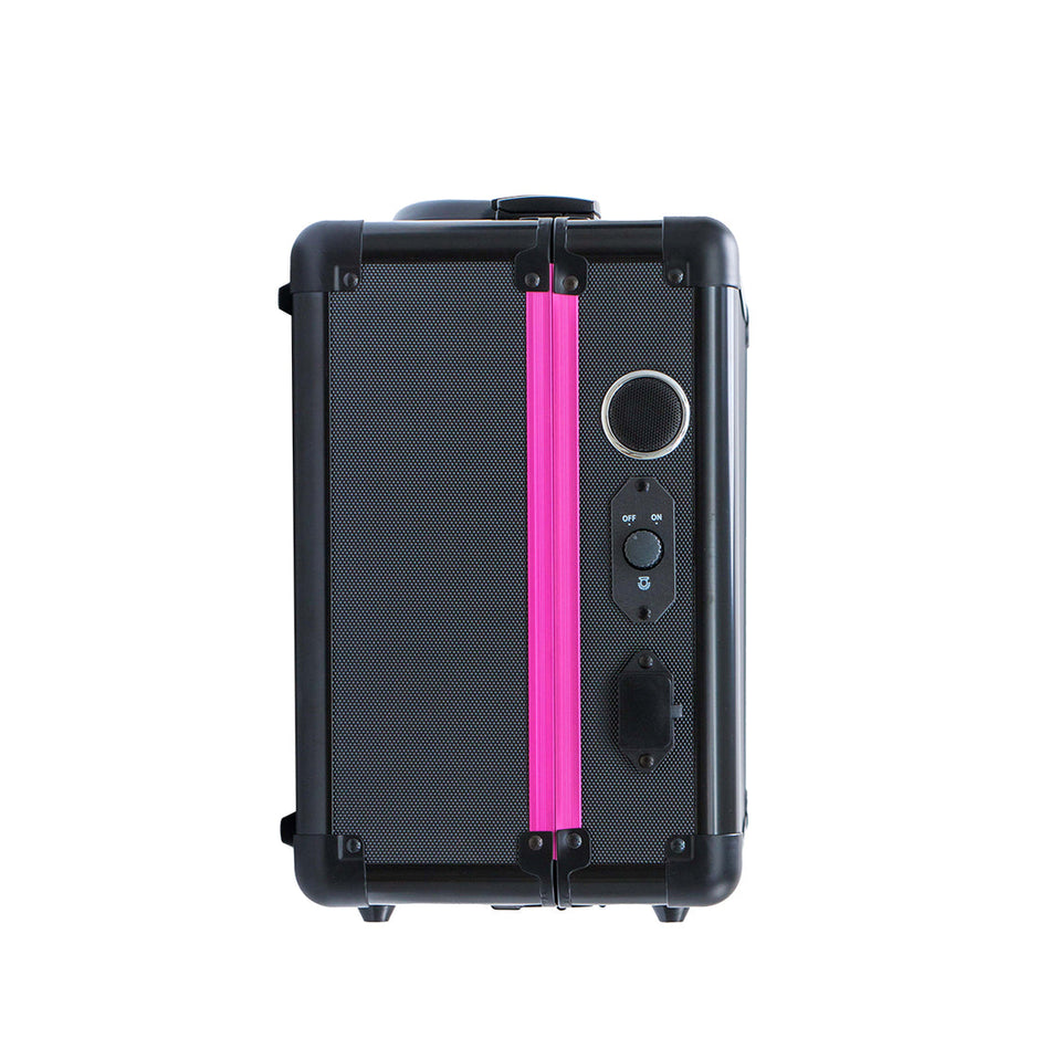 SlayCase 3.0 Vanity Travel Case  Matte Black/Pink Bling